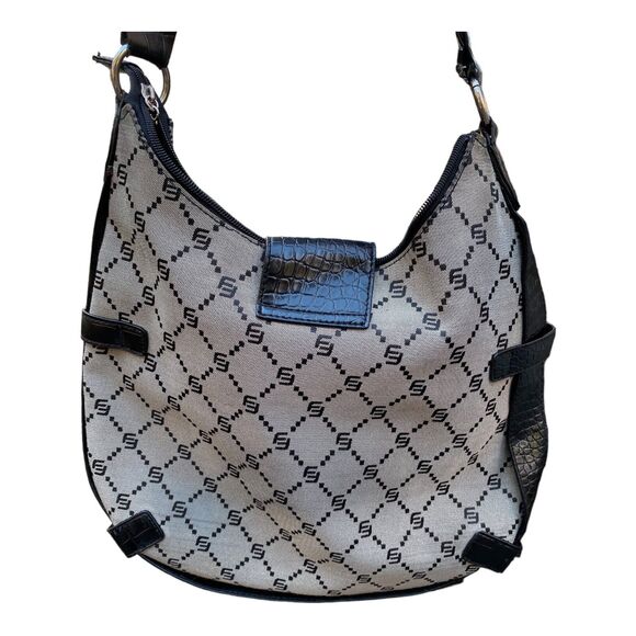 Vtg FUBU  y2k Lightweight Bag Black/Gray - Picture 4 of 7